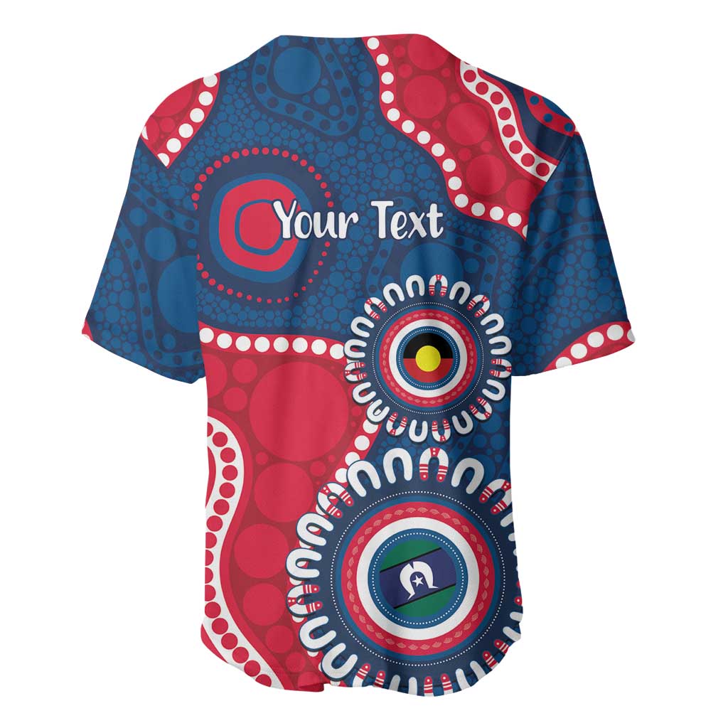 Adelaide Crows NAIDOC 2026 Personalised Baseball Jersey 50 Years of Deadly Aboriginal Art