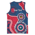 Adelaide Crows NAIDOC 2026 Personalised Basketball Jersey 50 Years of Deadly Aboriginal Art