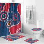 Adelaide Crows NAIDOC 2026 Personalised Bathroom Set 50 Years of Deadly Aboriginal Art