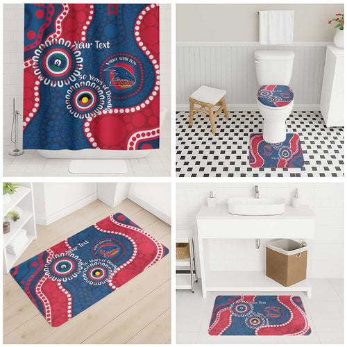 Adelaide Crows NAIDOC 2026 Personalised Bathroom Set 50 Years of Deadly Aboriginal Art