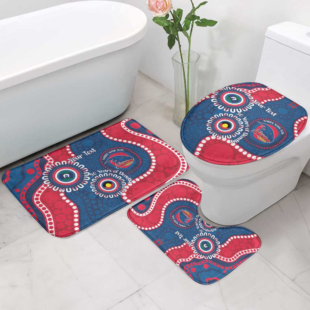 Adelaide Crows NAIDOC 2026 Personalised Bathroom Set 50 Years of Deadly Aboriginal Art