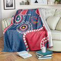 Adelaide Crows NAIDOC 2026 Personalised Blanket 50 Years of Deadly Aboriginal Art