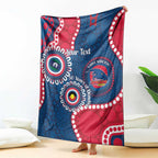 Adelaide Crows NAIDOC 2026 Personalised Blanket 50 Years of Deadly Aboriginal Art