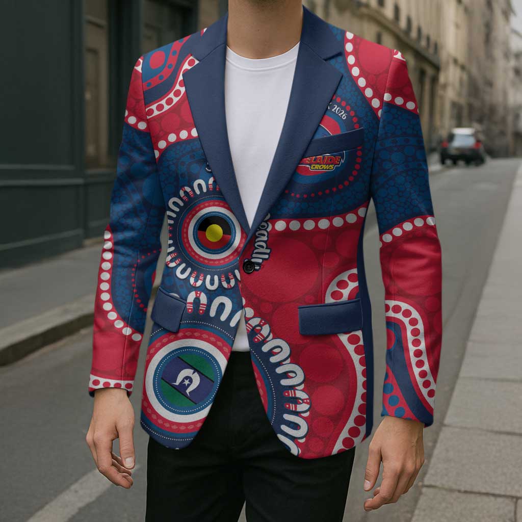 Adelaide Crows NAIDOC 2026 Personalised Blazer 50 Years of Deadly Aboriginal Art