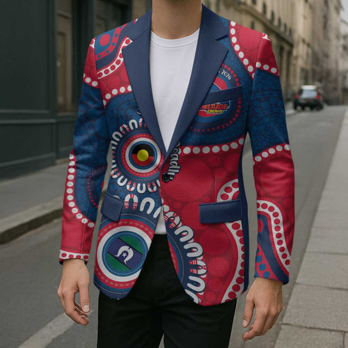 Adelaide Crows NAIDOC 2026 Personalised Blazer 50 Years of Deadly Aboriginal Art