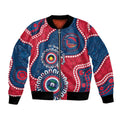 Adelaide Crows NAIDOC 2026 Personalised Bomber Jacket 50 Years of Deadly Aboriginal Art