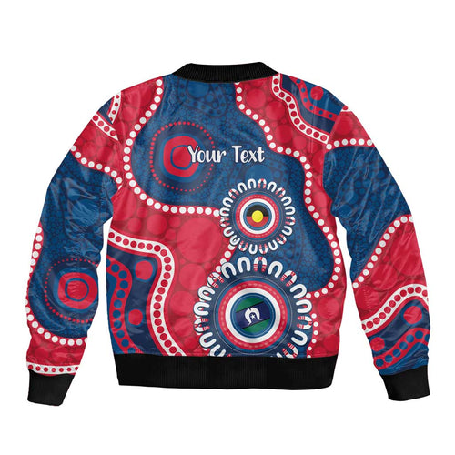 Adelaide Crows NAIDOC 2026 Personalised Bomber Jacket 50 Years of Deadly Aboriginal Art