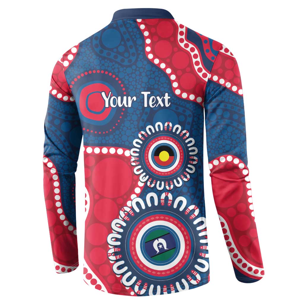 Adelaide Crows NAIDOC 2026 Personalised Button Sweatshirt 50 Years of Deadly Aboriginal Art