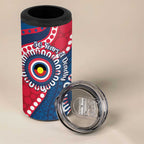 Adelaide Crows NAIDOC 2026 Personalised 4 in 1 Can Cooler Tumbler 50 Years of Deadly Aboriginal Art
