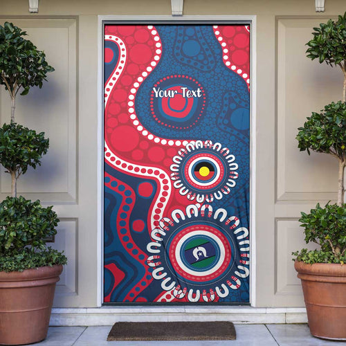 Adelaide Crows NAIDOC 2026 Personalised Door Cover 50 Years of Deadly Aboriginal Art