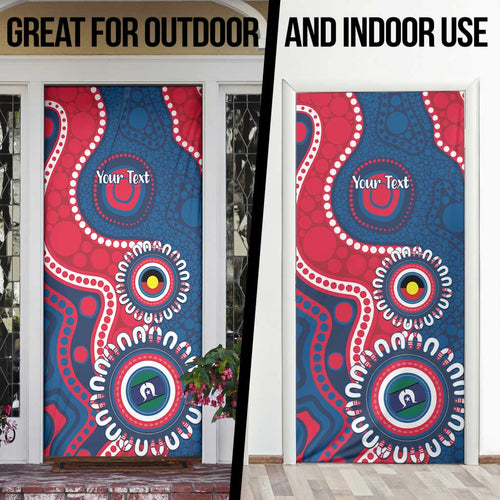 Adelaide Crows NAIDOC 2026 Personalised Door Cover 50 Years of Deadly Aboriginal Art