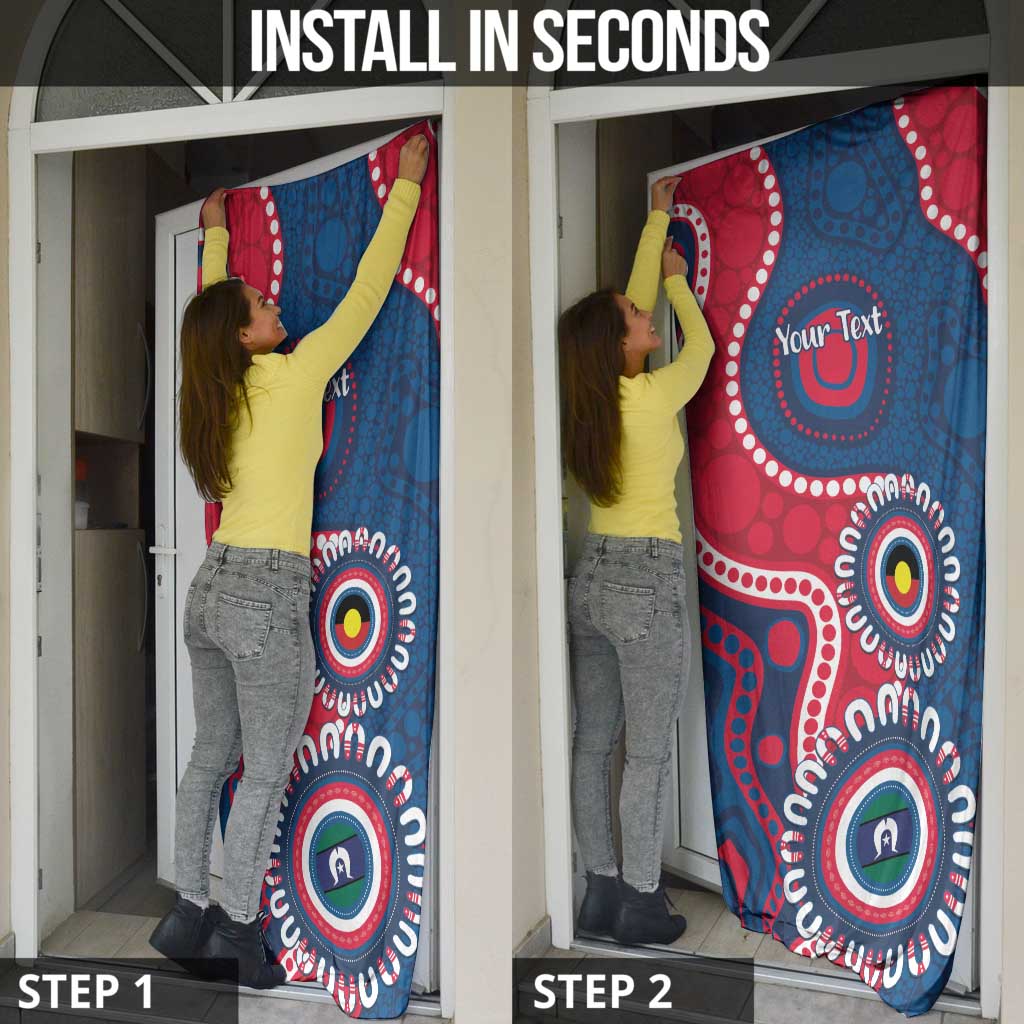 Adelaide Crows NAIDOC 2026 Personalised Door Cover 50 Years of Deadly Aboriginal Art