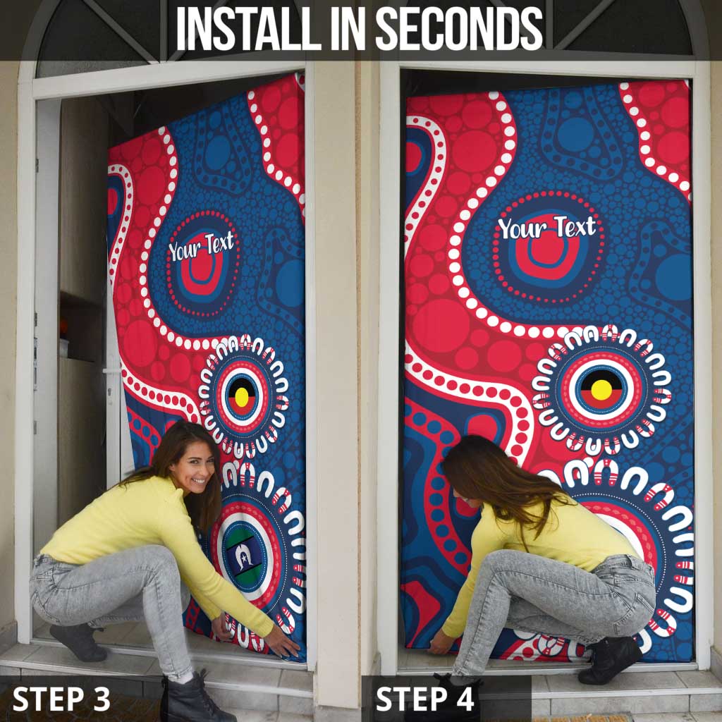 Adelaide Crows NAIDOC 2026 Personalised Door Cover 50 Years of Deadly Aboriginal Art