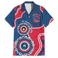 Adelaide Crows NAIDOC 2026 Personalised Family Matching Long Sleeve Bodycon Dress and Hawaiian Shirt 50 Years of Deadly Aboriginal Art