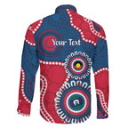 Adelaide Crows NAIDOC 2026 Personalised Family Matching Short Sleeve Bodycon Dress and Hawaiian Shirt 50 Years of Deadly Aboriginal Art