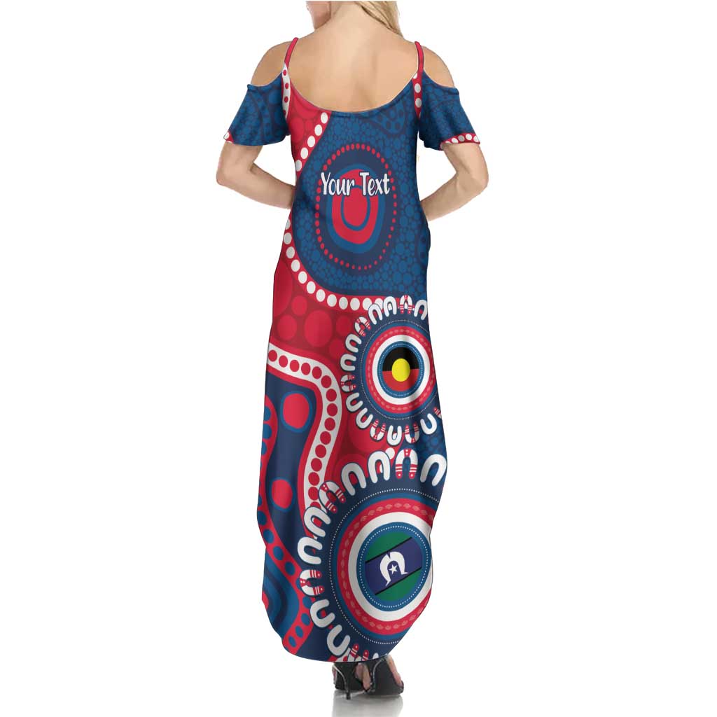 Adelaide Crows NAIDOC 2026 Personalised Family Matching Summer Maxi Dress and Hawaiian Shirt 50 Years of Deadly Aboriginal Art