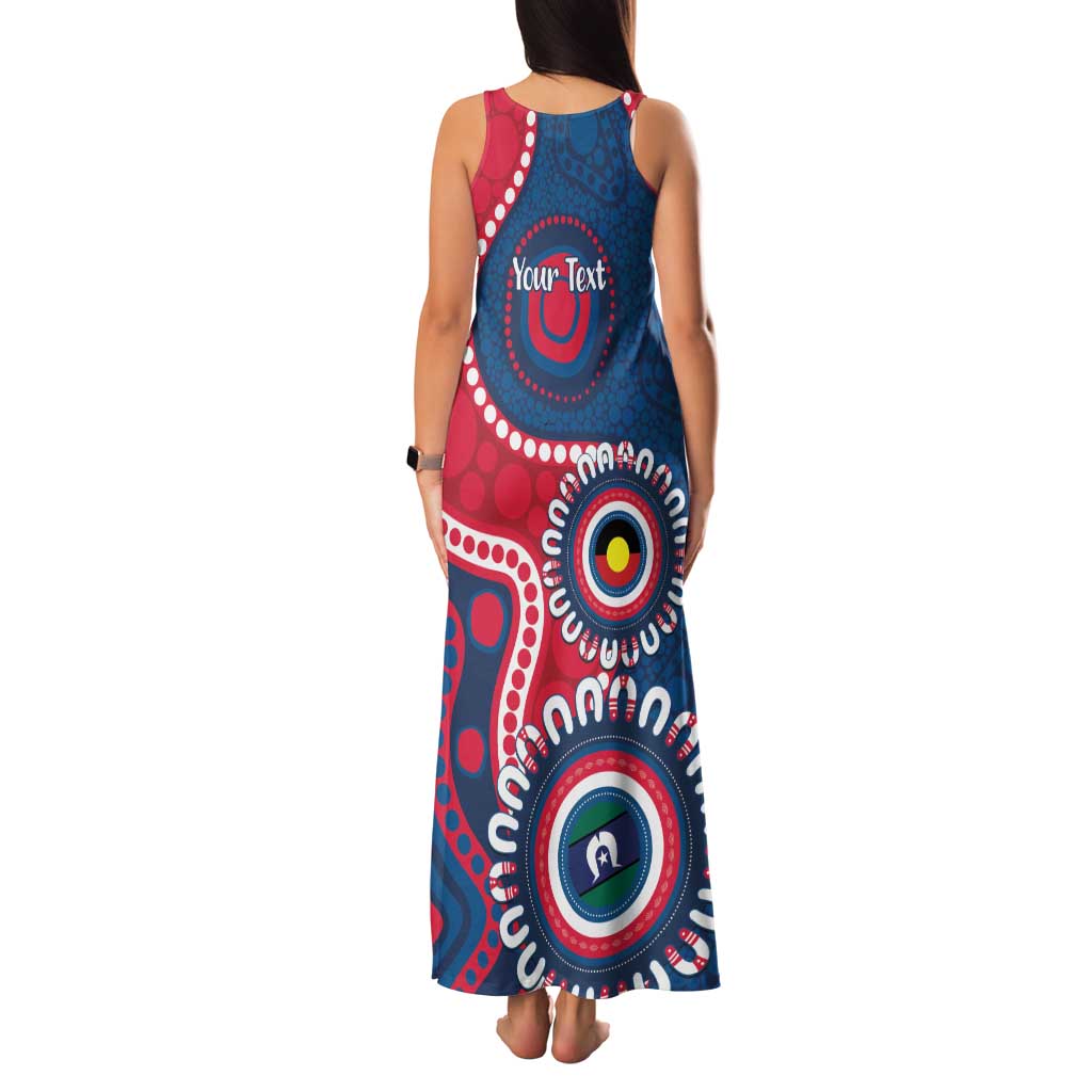 Adelaide Crows NAIDOC 2026 Personalised Family Matching Tank Maxi Dress and Hawaiian Shirt 50 Years of Deadly Aboriginal Art