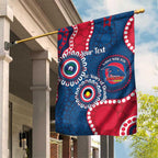Adelaide Crows NAIDOC 2026 Personalised Garden Flag 50 Years of Deadly Aboriginal Art