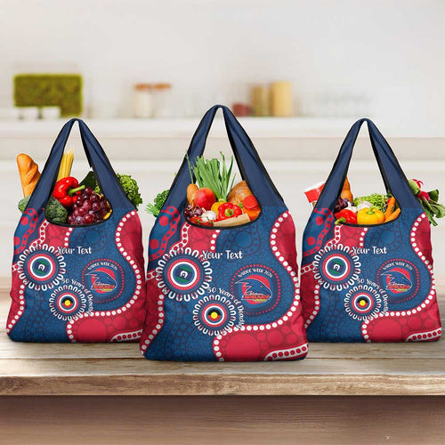 Adelaide Crows NAIDOC 2026 Personalised Grocery Bag 50 Years of Deadly Aboriginal Art