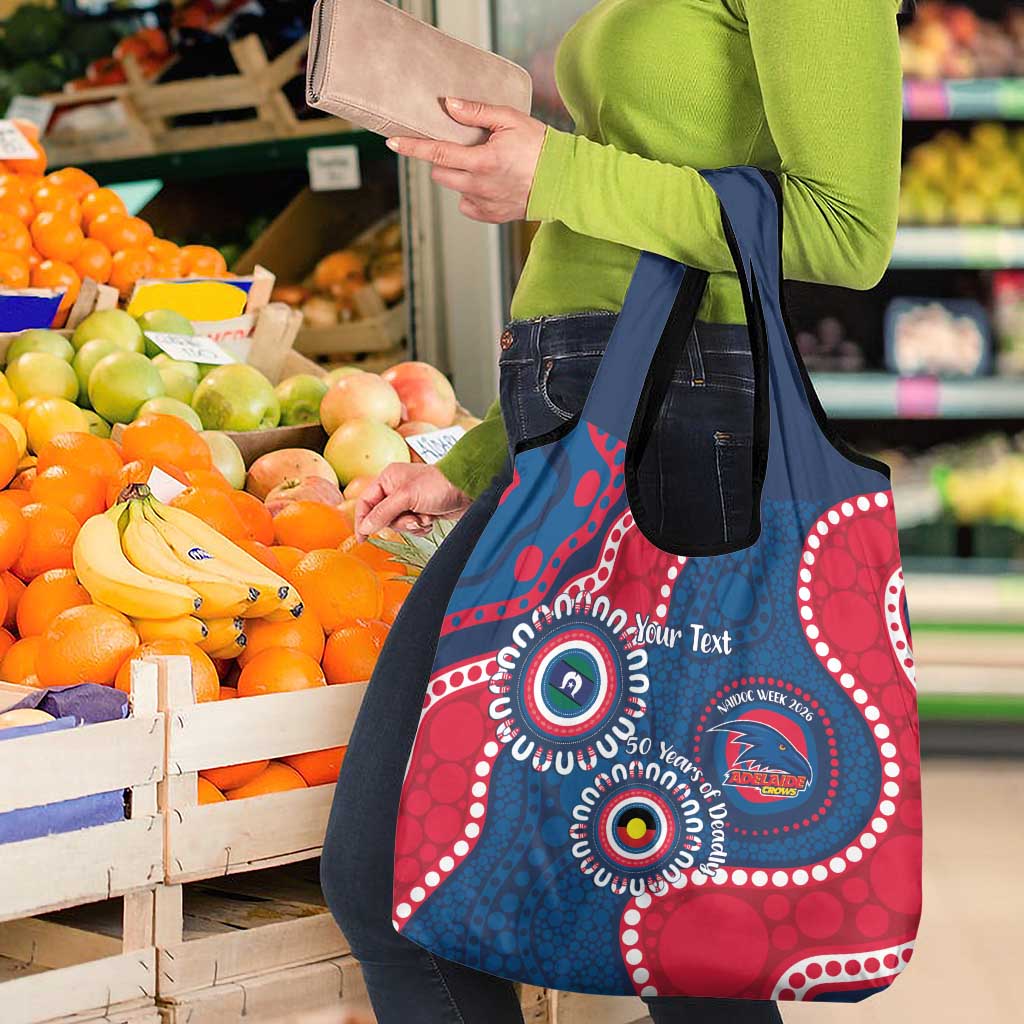 Adelaide Crows NAIDOC 2026 Personalised Grocery Bag 50 Years of Deadly Aboriginal Art