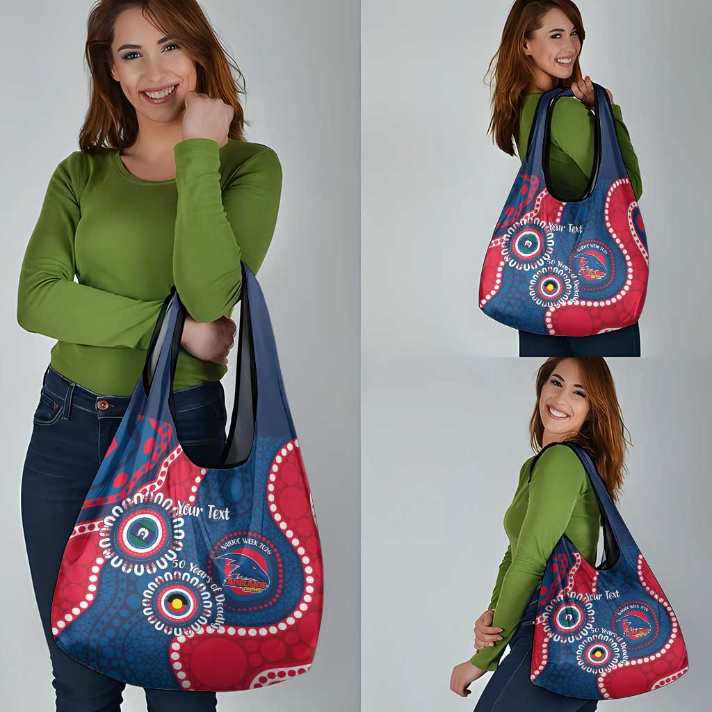 Adelaide Crows NAIDOC 2026 Personalised Grocery Bag 50 Years of Deadly Aboriginal Art