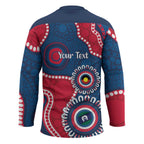 Adelaide Crows NAIDOC 2026 Personalised Hockey Jersey 50 Years of Deadly Aboriginal Art