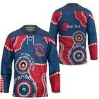 Adelaide Crows NAIDOC 2026 Personalised Hockey Jersey 50 Years of Deadly Aboriginal Art