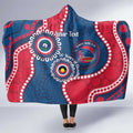 Adelaide Crows NAIDOC 2026 Personalised Hooded Blanket 50 Years of Deadly Aboriginal Art