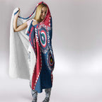Adelaide Crows NAIDOC 2026 Personalised Hooded Blanket 50 Years of Deadly Aboriginal Art