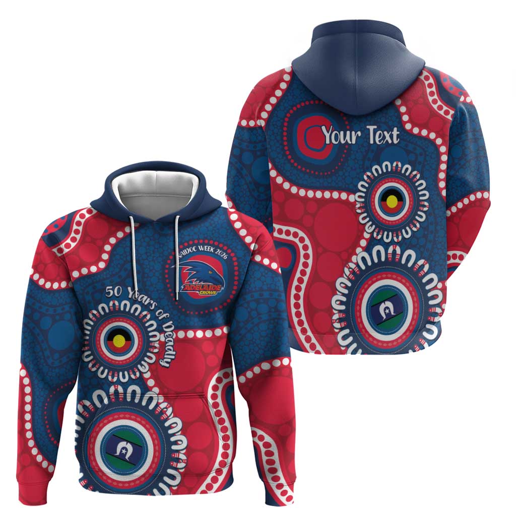Adelaide Crows NAIDOC 2026 Personalised Hoodie 50 Years of Deadly Aboriginal Art
