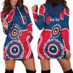 Adelaide Crows NAIDOC 2026 Personalised Hoodie Dress 50 Years of Deadly Aboriginal Art