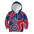Adelaide Crows NAIDOC 2026 Personalised Kid Hoodie 50 Years of Deadly Aboriginal Art