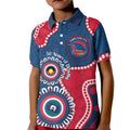 Adelaide Crows NAIDOC 2026 Personalised Kid Polo Shirt 50 Years of Deadly Aboriginal Art