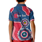 Adelaide Crows NAIDOC 2026 Personalised Kid Polo Shirt 50 Years of Deadly Aboriginal Art