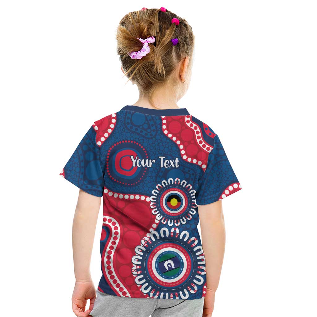 Adelaide Crows NAIDOC 2026 Personalised Kid T Shirt 50 Years of Deadly Aboriginal Art
