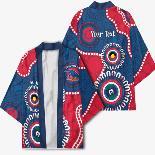 Adelaide Crows NAIDOC 2026 Personalised Kimono 50 Years of Deadly Aboriginal Art
