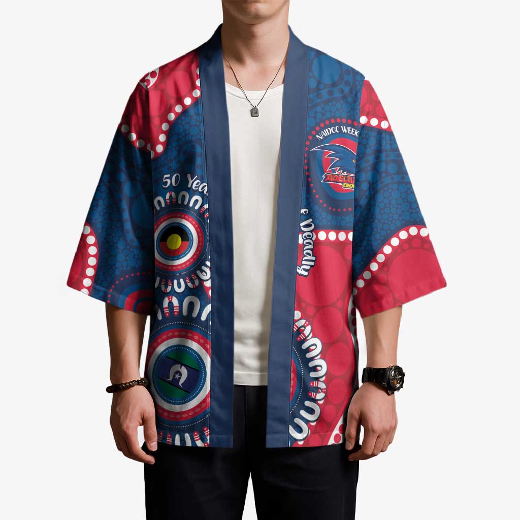 Adelaide Crows NAIDOC 2026 Personalised Kimono 50 Years of Deadly Aboriginal Art