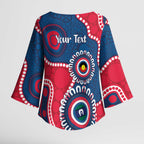Adelaide Crows NAIDOC 2026 Personalised Kimono Sleeve Blouse 50 Years of Deadly Aboriginal Art
