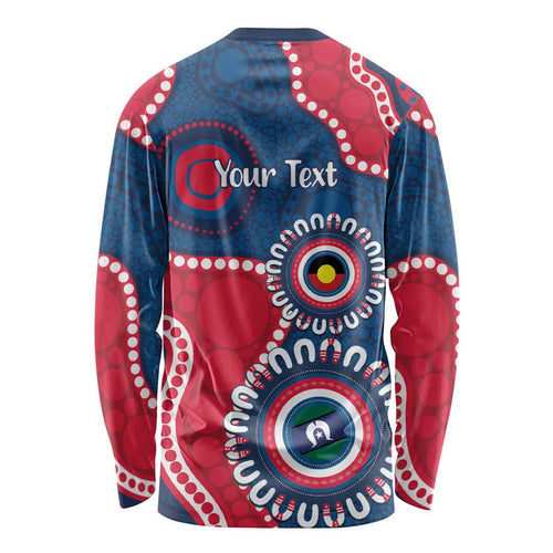 Adelaide Crows NAIDOC 2026 Personalised Long Sleeve Shirt 50 Years of Deadly Aboriginal Art