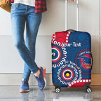 Adelaide Crows NAIDOC 2026 Personalised Luggage Cover 50 Years of Deadly Aboriginal Art
