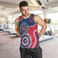 Adelaide Crows NAIDOC 2026 Personalised Men Tank Top 50 Years of Deadly Aboriginal Art