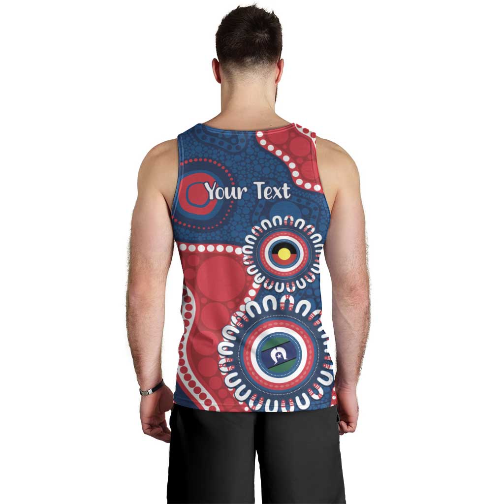 Adelaide Crows NAIDOC 2026 Personalised Men Tank Top 50 Years of Deadly Aboriginal Art