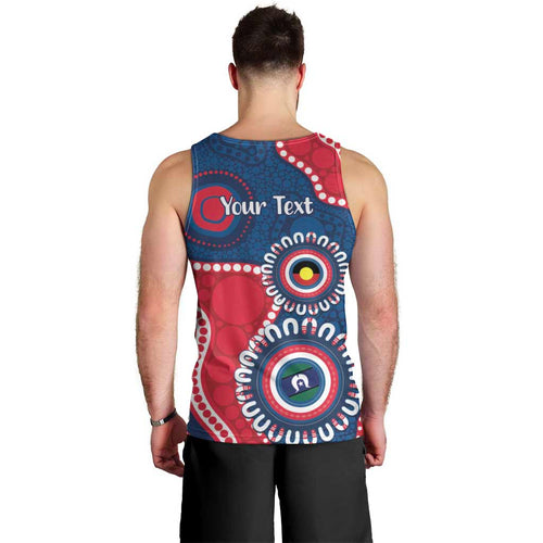 Adelaide Crows NAIDOC 2026 Personalised Men Tank Top 50 Years of Deadly Aboriginal Art