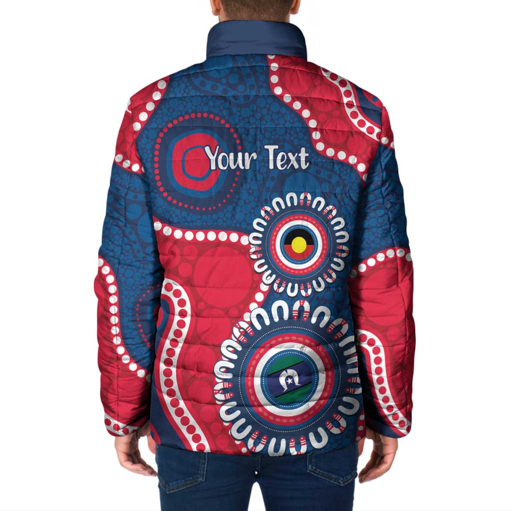 Adelaide Crows NAIDOC 2026 Personalised Padded Jacket 50 Years of Deadly Aboriginal Art