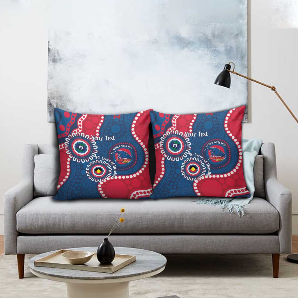 Adelaide Crows NAIDOC 2026 Personalised Pillow Cover 50 Years of Deadly Aboriginal Art