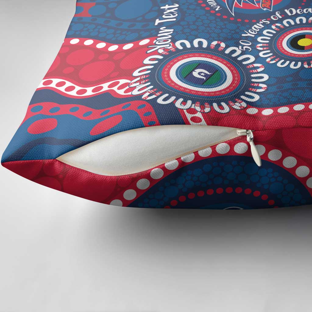 Adelaide Crows NAIDOC 2026 Personalised Pillow Cover 50 Years of Deadly Aboriginal Art