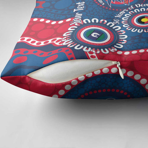 Adelaide Crows NAIDOC 2026 Personalised Pillow Cover 50 Years of Deadly Aboriginal Art