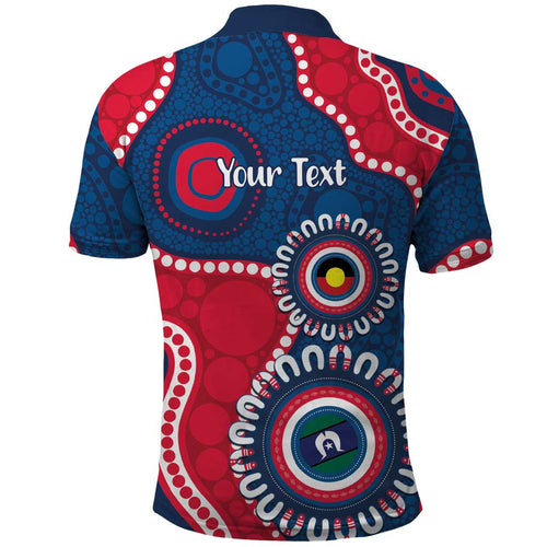 Adelaide Crows NAIDOC 2026 Personalised Polo Shirt 50 Years of Deadly Aboriginal Art