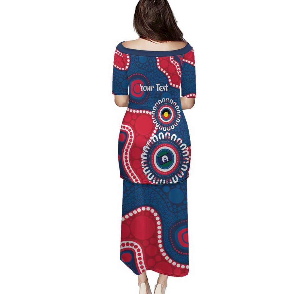 Adelaide Crows NAIDOC 2026 Personalised Puletasi 50 Years of Deadly Aboriginal Art