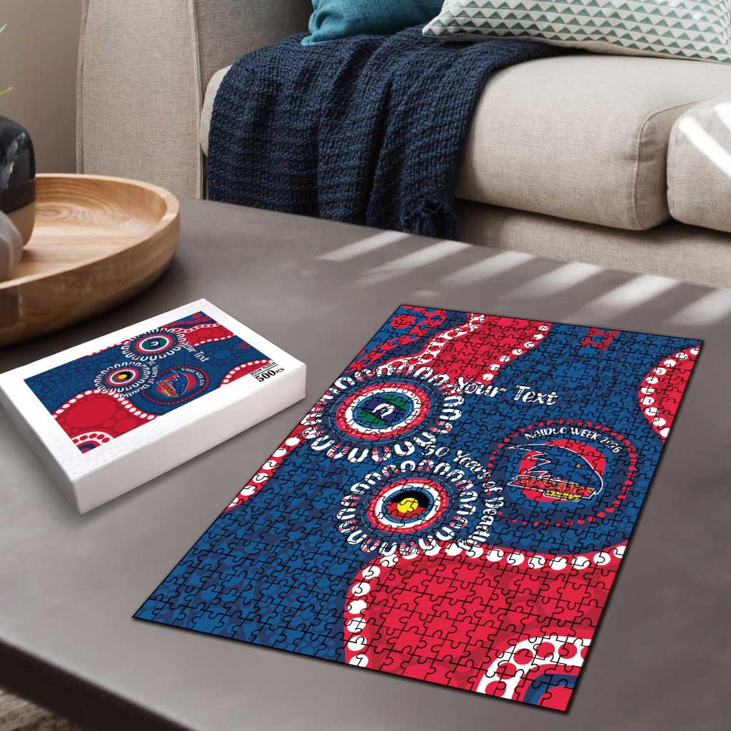 Adelaide Crows NAIDOC 2026 Personalised Puzzle 50 Years of Deadly Aboriginal Art